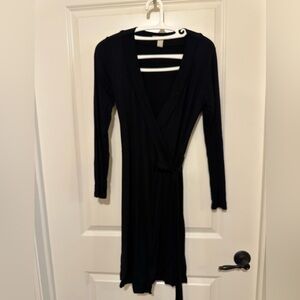 Banana Republic Black Long Sleeve Dress